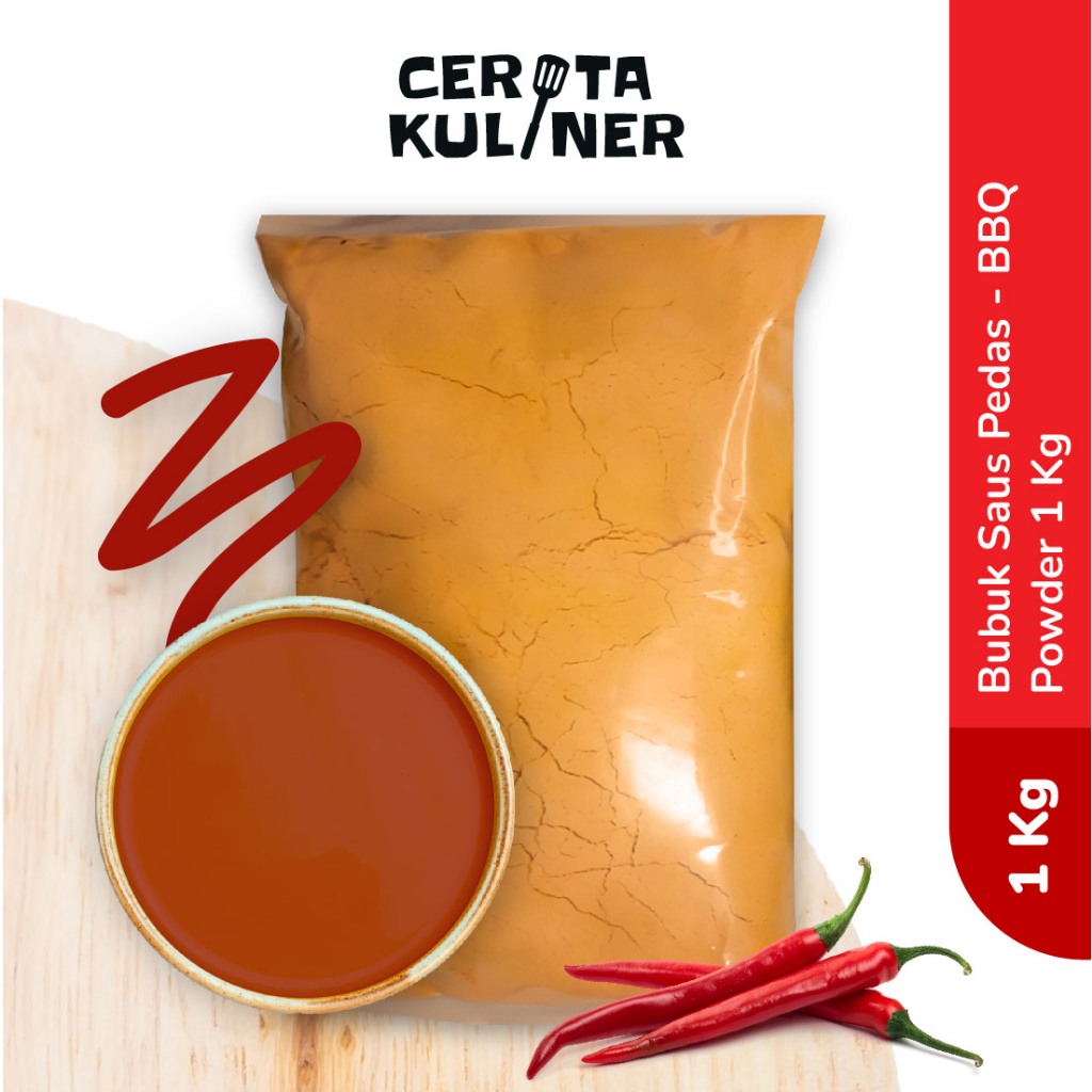 

Saos Pedas Saus BBQ Powder Bubuk 1 Kg