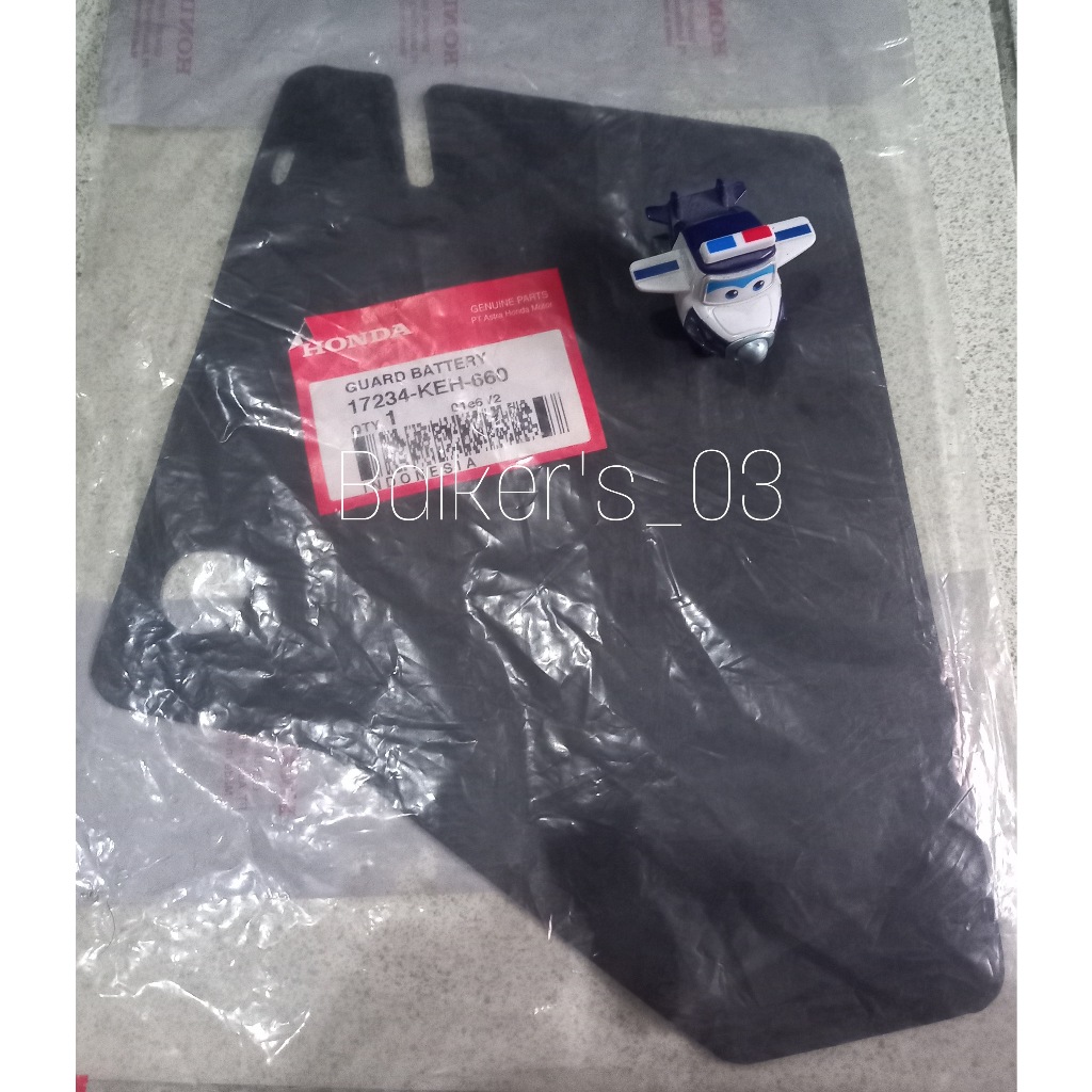 Guard Battery Cover Karet Pelindung Aki Honda Megapro Pimus Original HGP 17234KEH660