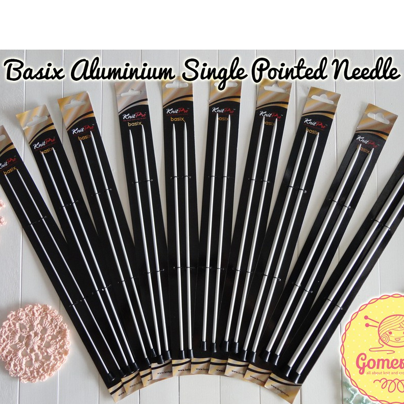 GOMERAJUT - KnitPro Knitting Needles  Basix Aluminium SPN 30cm