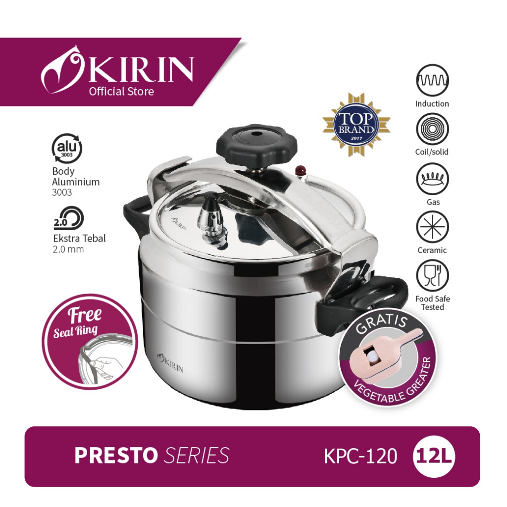 KIRIN PRESSURE COOKER 11 LITER KPC-120 Panci Presto