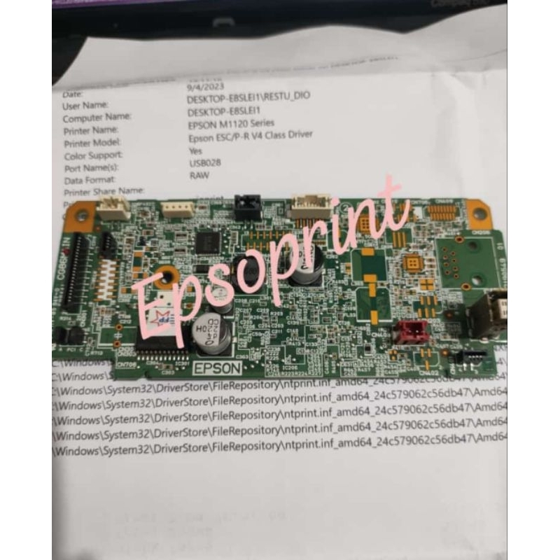 Mainboard Epson M1120 mainboard printer epson M1120