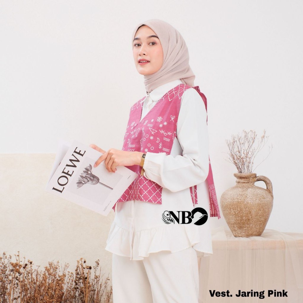 vest batik rompi batik fashion wanita modern