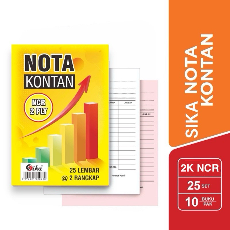 

[1PAK=10BUKU] NOTA 2 RANGKAP KECIL SIKA | 2 PLY 16x11CM