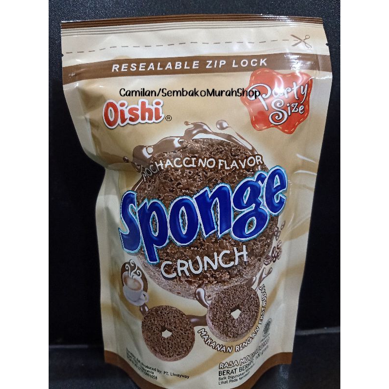 

oishi sponge crunch mochacino flavor 100g