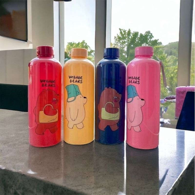 botol minum 1 liter botol minum plastik we babe bear 1 liter botol minum kekinian viral