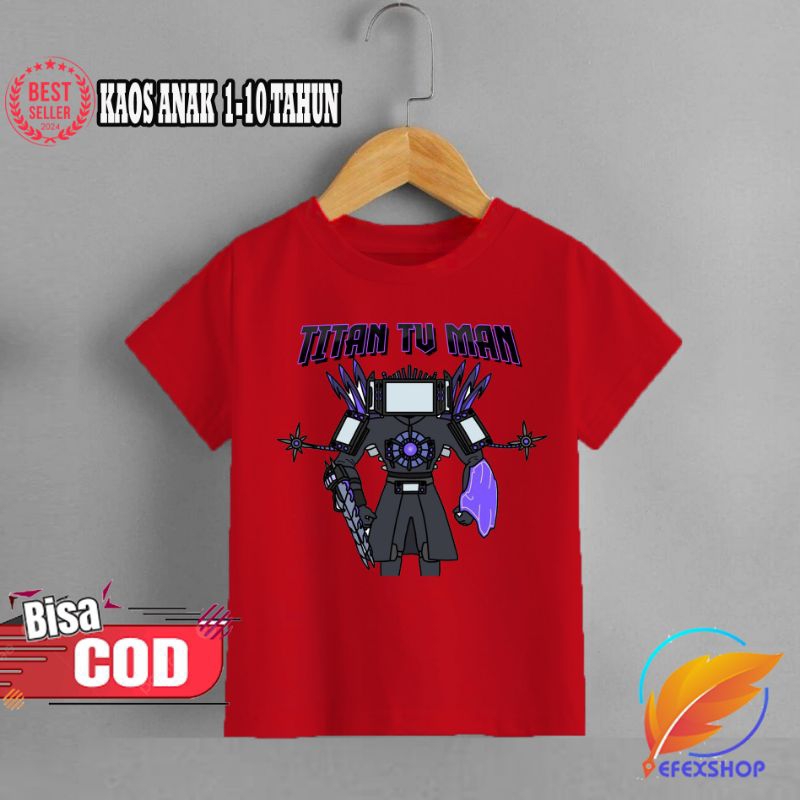 KAOS ANAK TVMAN KAOS ANAK TITAN TV MAN