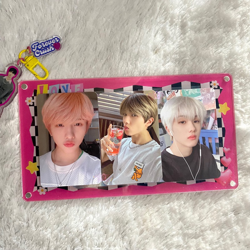 wts photocard jisung noot noot ; earphone postcard beatbox ; tumbler / tumblr hotsa ready ina