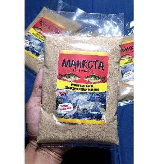 Umpan Pancing Pelet Amis Mahkota Ikan Mas Babon Rame Pelet Amis