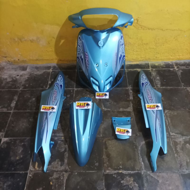 full set body halus mio lama mio sporty murah body mio lama tahun 2002-2004 warna biru muda