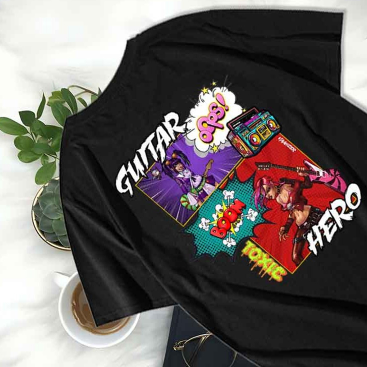 KAOS KOMIK VERSI GUITAR HERO