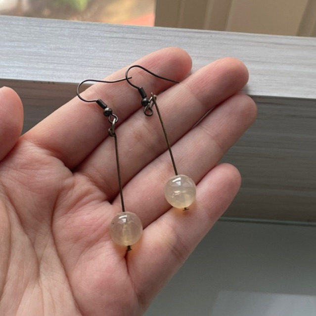 Vintage Y2K Korean Bubble Hook Earrings Anting Dangle