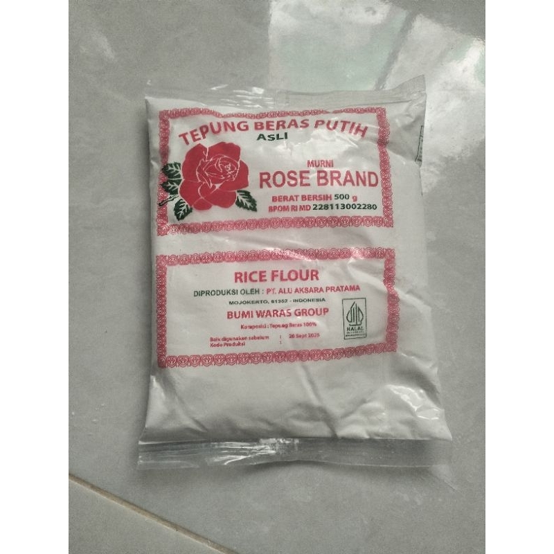 

♥️ BORNEO ♥️ TEPUNG BERAS ROSE BRAND 500G