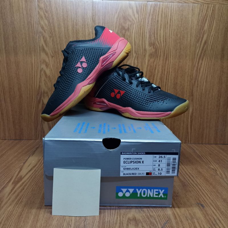 Sepatu Badminton Yonex Eclipsion X (Black/Red)