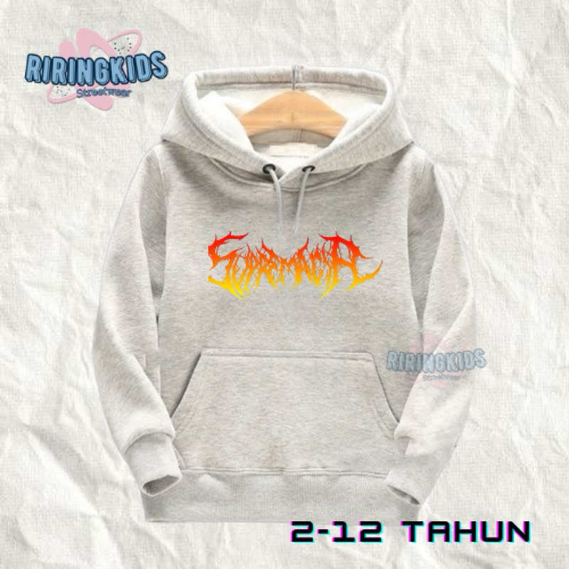 Sweater Hoodie Anak Laki Laki Perempuan Umur 2 - 12 Tahun Switer Anak METAL