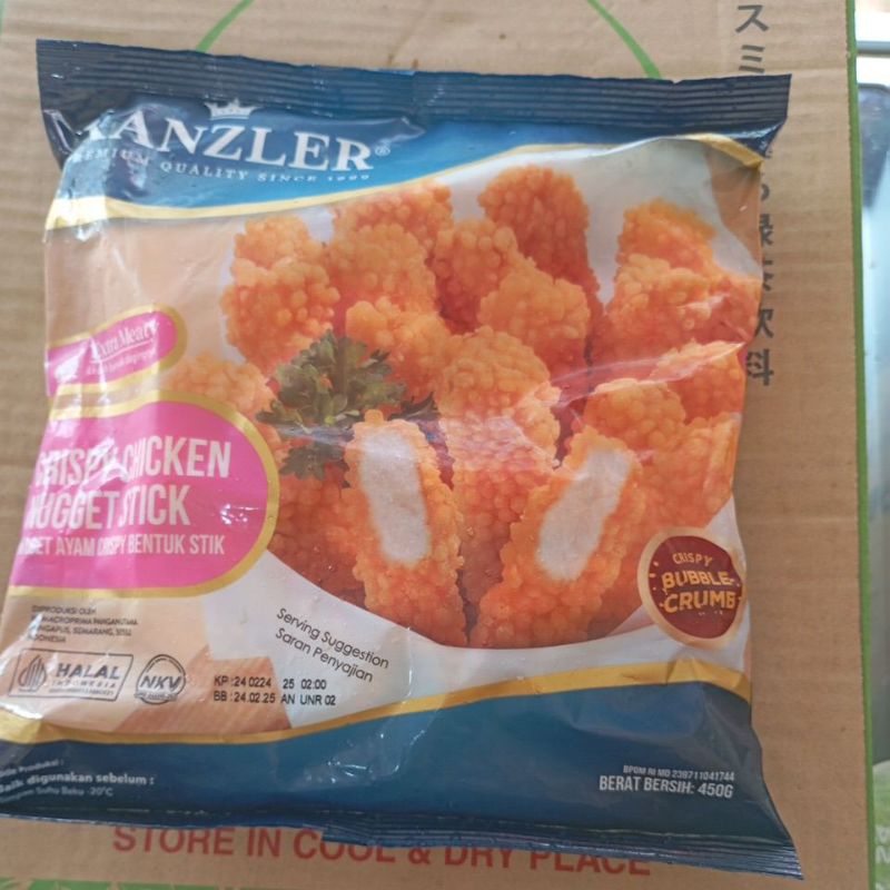 

KANZLER STiCK Crispy Chicken Naget Nugget 450gr 450 gram (Crispy Bubble Crumbs) [PROMO]