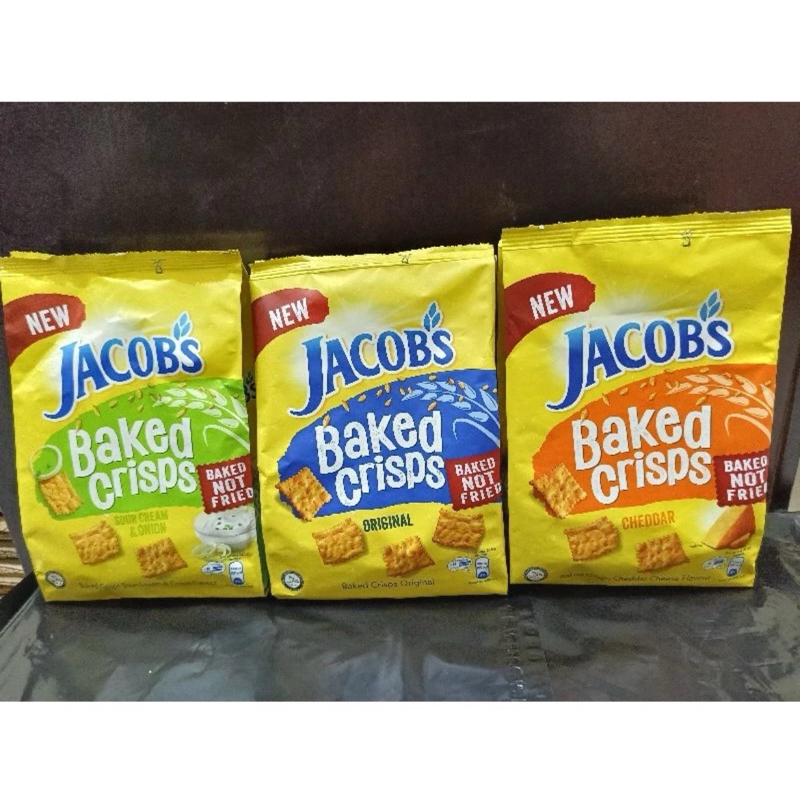 

Biskuit Jacobs Baked Crisps | Baked Not Fried 229 gr