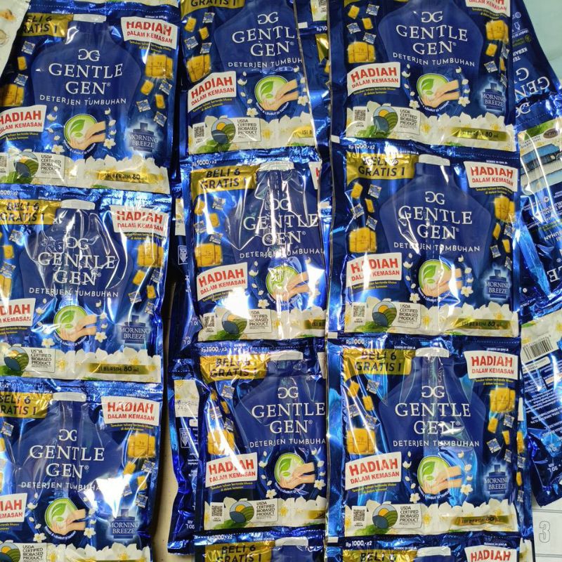 GENTLE GEN DETERJEN CAIR RENCENGAN (14 SACHET)