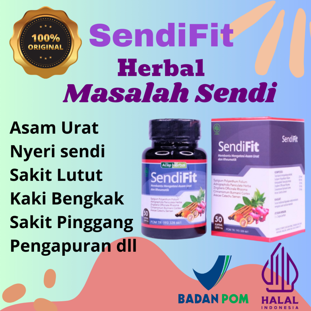 SendiFit Untuk Sendi & Tulang Herbal Bermanfaat Original