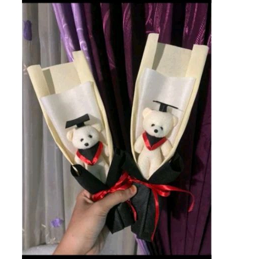 Buket boneka / buket bunga /bonek wisuda / buket bunga dan boneka