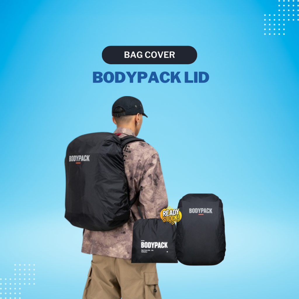 ReadyStock Bandung Pelindung Tas Bodypack Lid Bag Cover