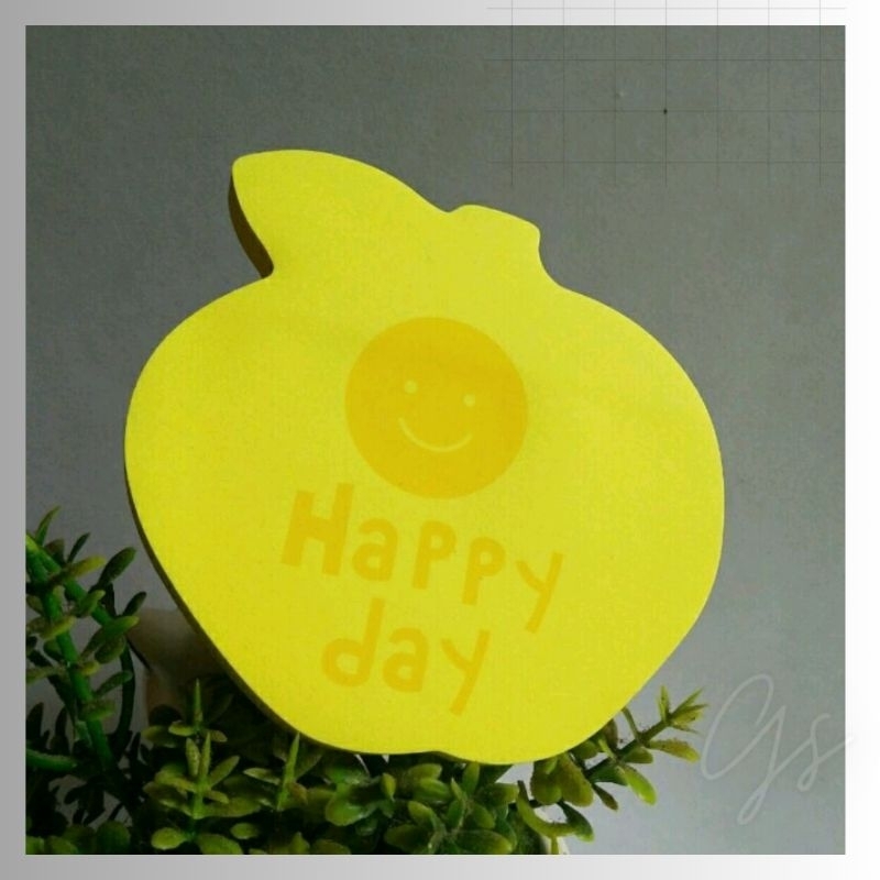 

Sticky Notes - Sticky Notes Karakter - Gambar Apel Happ Day - VTec
