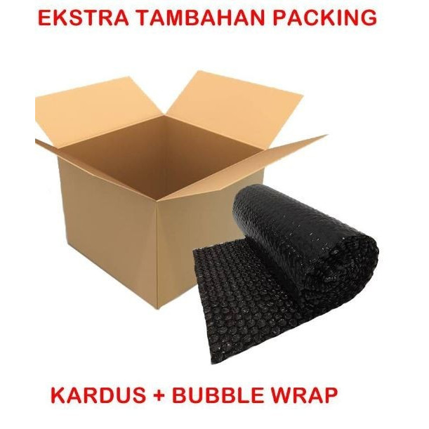 

Extra Dus + Bubble Wrap Untuk Packing Safety