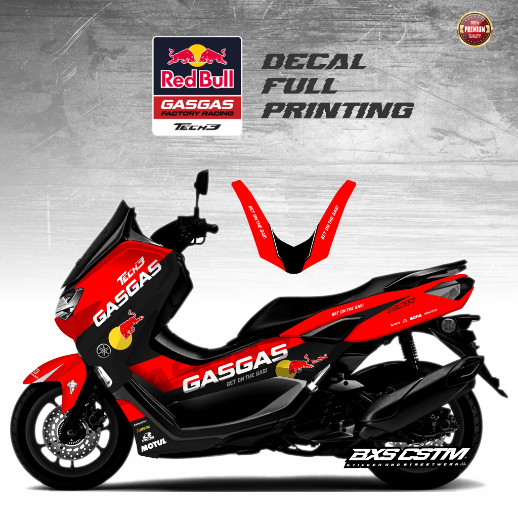 DECAL MOTOR NMAX FULL STICKER PREMIUM LIVERY GASGAS MOTOGP