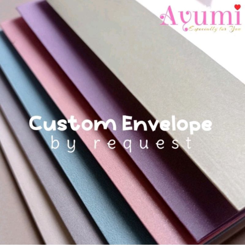 

Amplop custom uk. 23x9cm by request