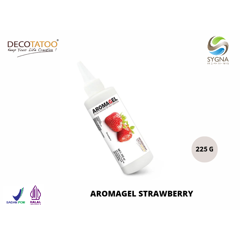 

Aromagel Strawberry 255 gr - Decotatoo (Perisa Makanan & Minuman)