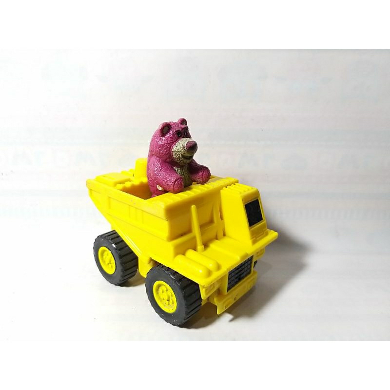 Mobil Truk Beruang Lotso Purple Huggin Bear Toy Story Truck Car Happy Meal Mcd Mcdonalds Rare Jadul 