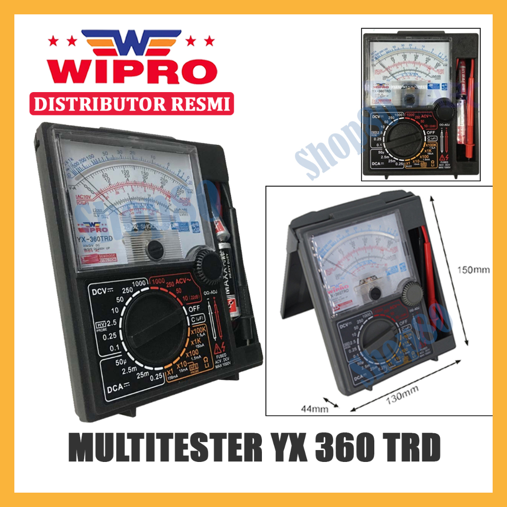 Wipro Multitester Analog Avometer Multimeter Multi Tester XY360TRD