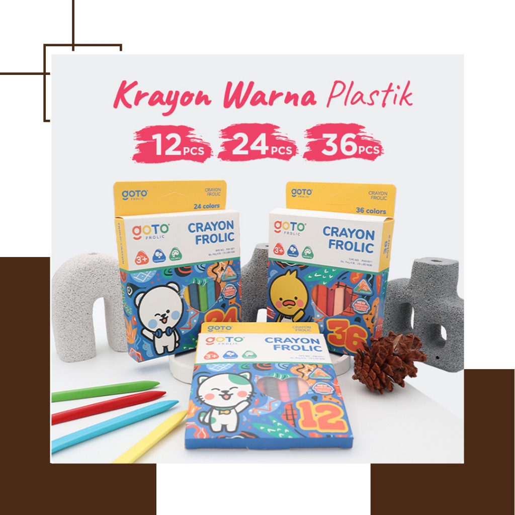 

Goto Frolic Krayon Crayon Pensil Warna Set Lengkap Kerayon Anak