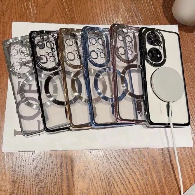 Case Huawei P50 PRO / P40 PRO / P30 PRO Soft Case MagSafe magnet wireless charger