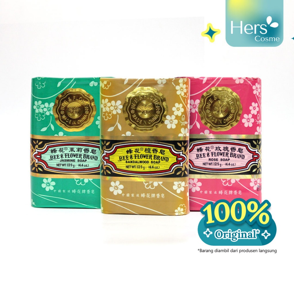 Bee Flower Import All Varian 125 gr - Sabun Tawon  Original 125gr