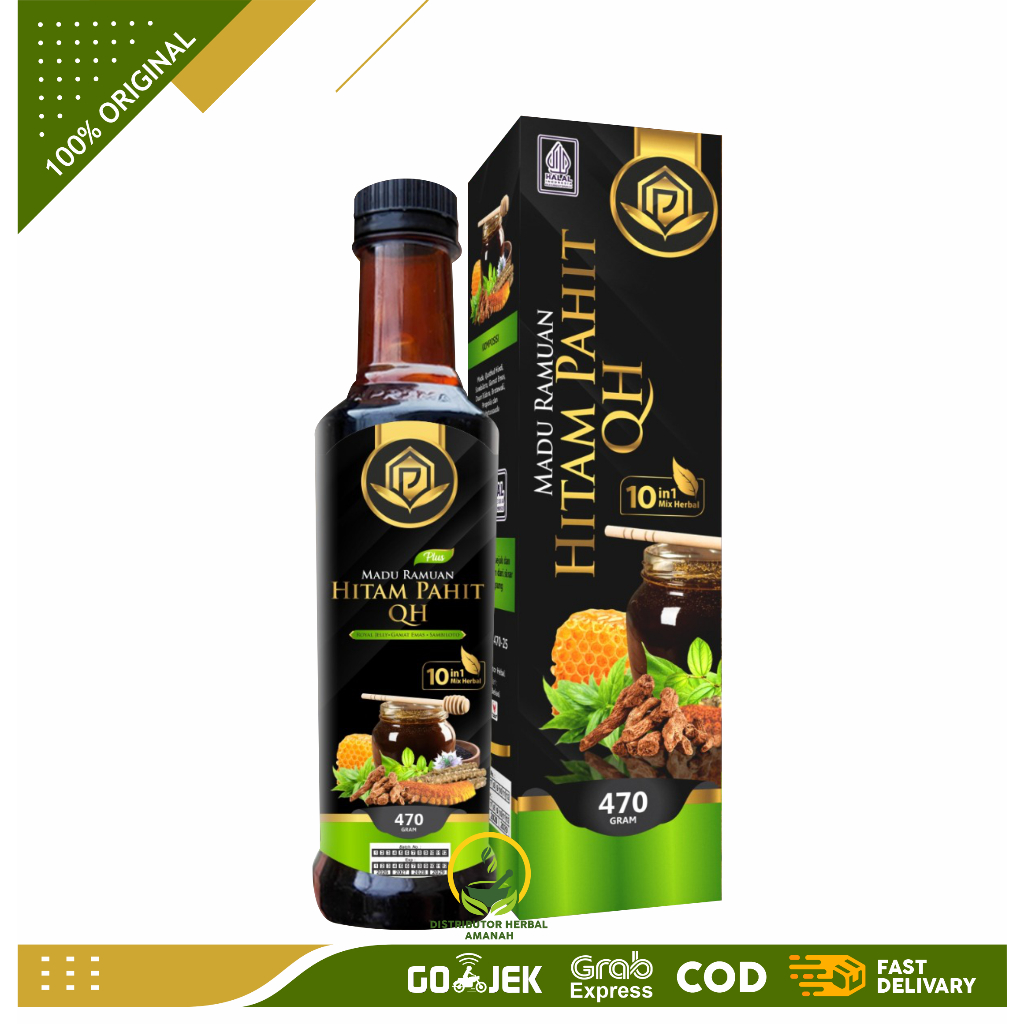 

Madu Hitam Pahit Gamat Gold Usybah 470gr