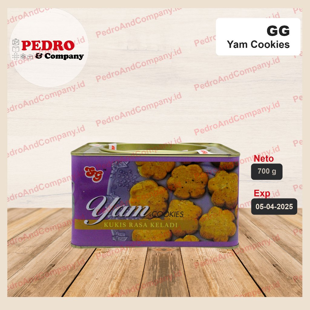 

GG yam cookies biskuit keladi 700 gram - biscuit kaleng