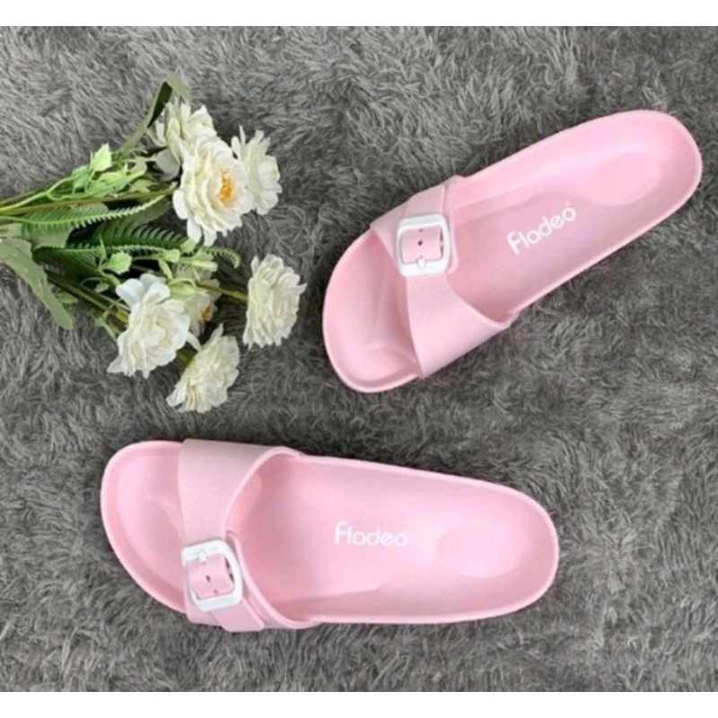 sandal slide fladeo flipflop wanita karet pylon