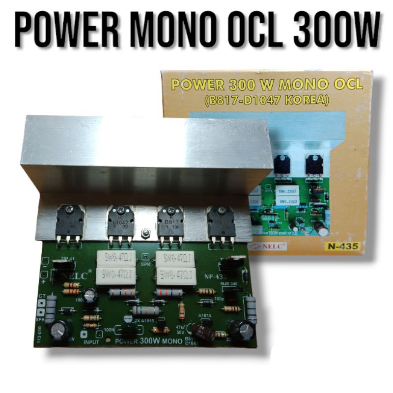 KIT POWER OCL 300 WATT MONO NELC N 435 POWER 300 W MONO OCL TR B817 D1047