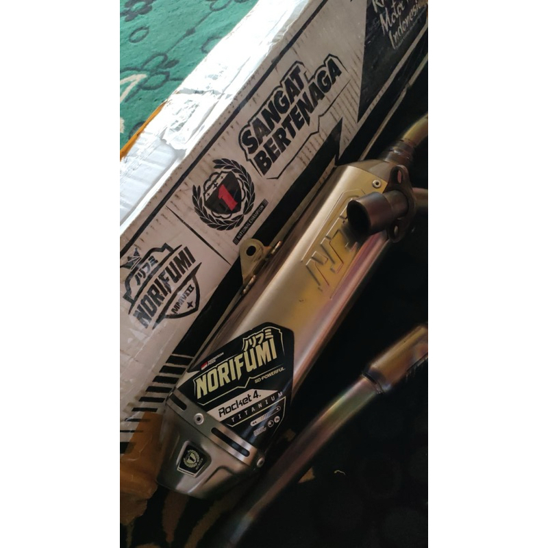 Knalpot norifumi rocket 4 titanium