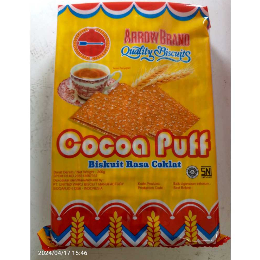 

Biskuit Cocoa Puff 300 Gr