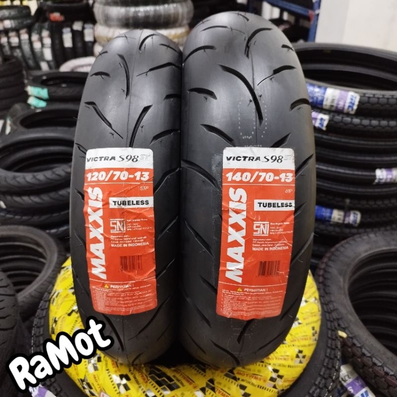 BAN NMAX  MAXXIS UPSIZE 120/70-13, 140/70-13 ORIGINAL 100%