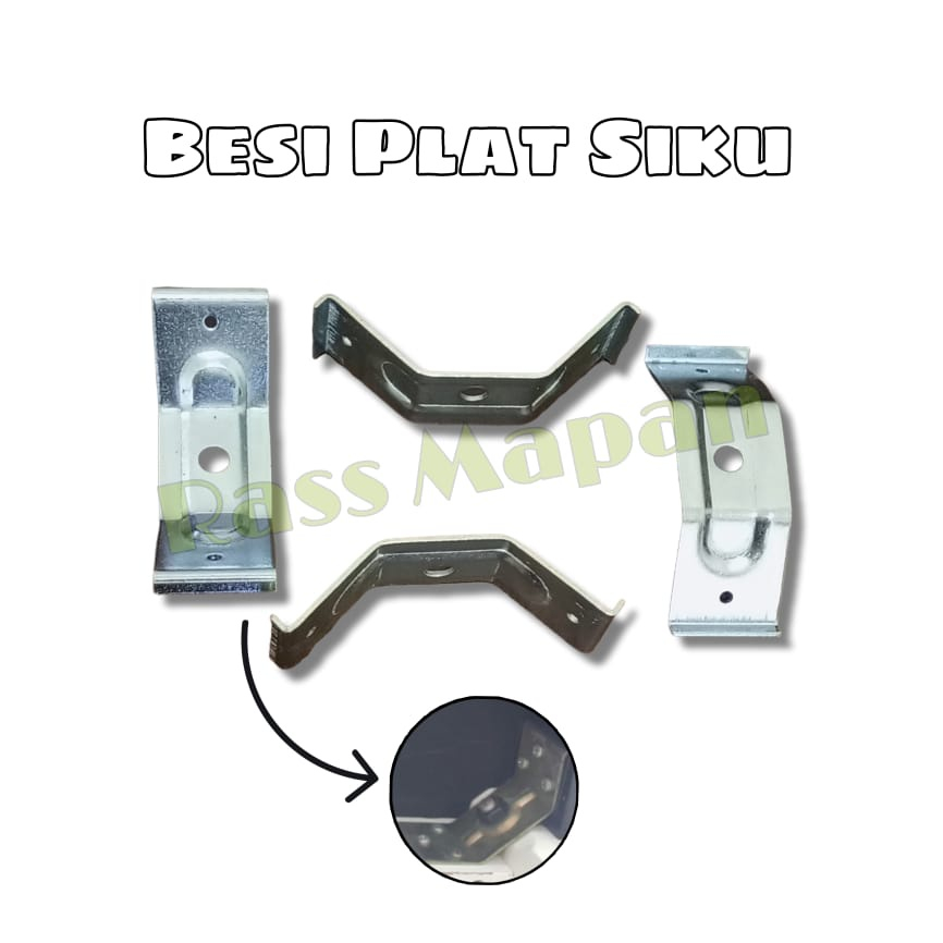 Besi Plat Siku uk 4,5cm x 4cm.
