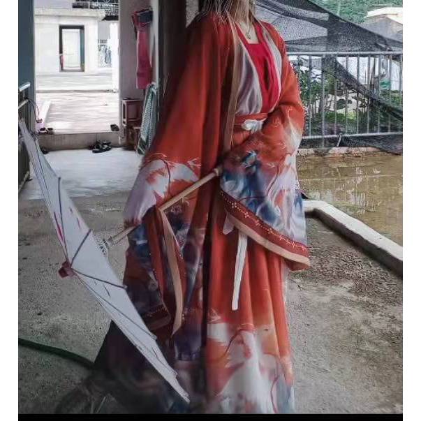 Hanfu Cina 2024 Set Wanita Baru Kuno