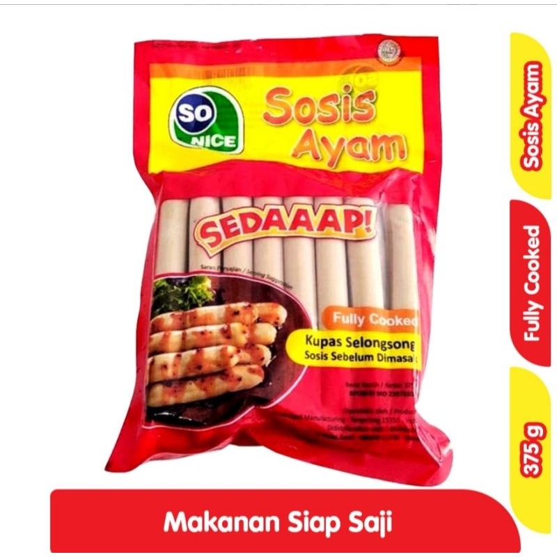 

So Nice sosis ayam sedaap 375g