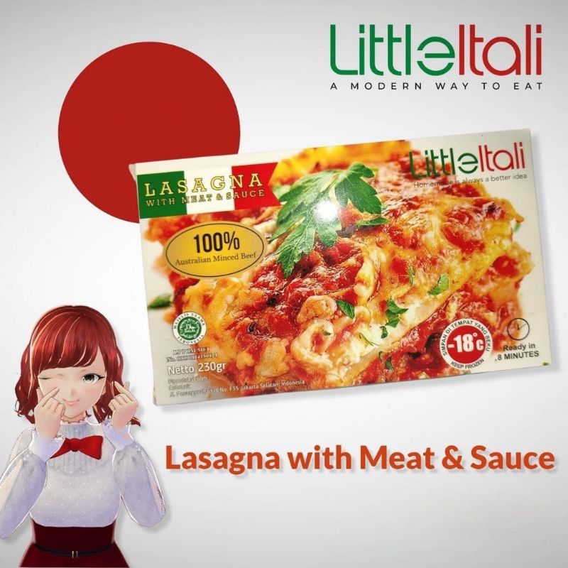 

Lasagna meat frozen food (little itali)