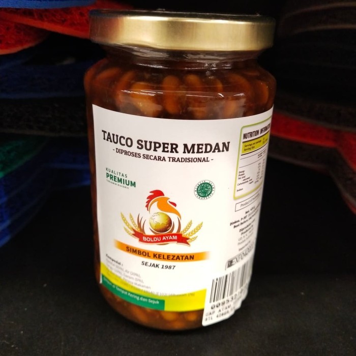 

TAUCO SUPER MEDAN 'CAP BOLDU AYAM' 350 GRAM KACA | TAUCO KUALITAS PREMIUM | SALTED SOYBEAN