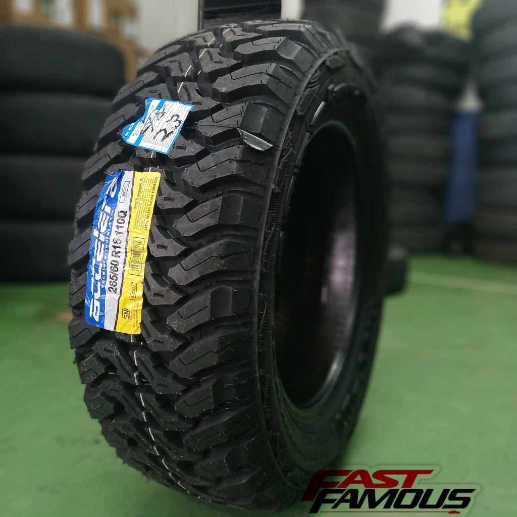 Ban Murah R18 Mobil Pajero Fortuner Triton R18 ukuran 265 60 R18 Accelera Mt01 Ban mobil Cangkul R18