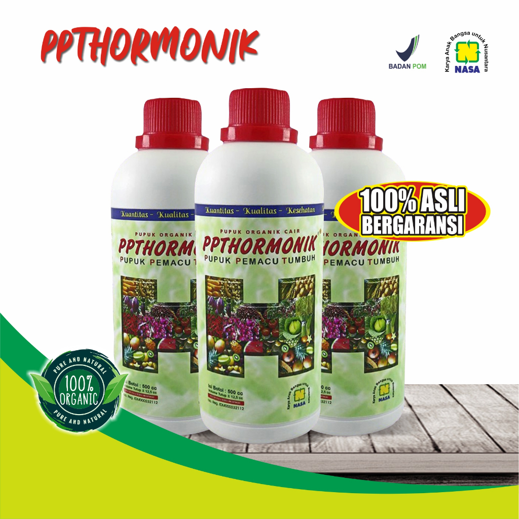 PUPUK PERANGSANG PERTUMBUHAN AKAR, DAUN, DAN BATANG TANAMAN PPTHORMONIK 500ML