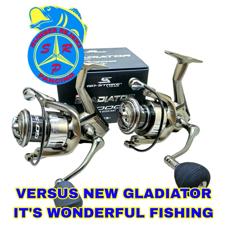 Reel Versus gladiator new 1000 2000 3000 4000 6000 power handle