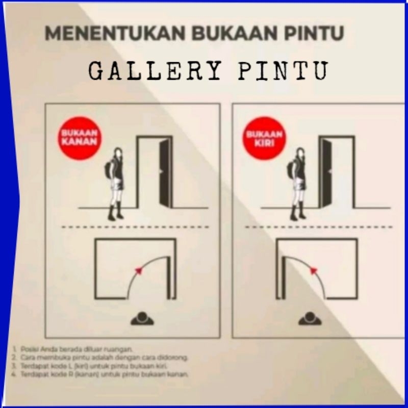 Pintu Kamar Tidur Utama PVC Tebal 80 x 200 cm